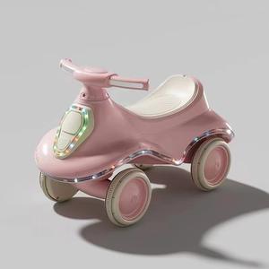 Luces musicales Niños Coche deslizante Ride-On <span class=keywords><strong>Car</strong></span> con cesta de almacenamiento Scooter interactivo para niños pequeños - Product Image 2