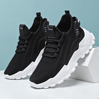 Mode d'été pour femmes rétro Forrest Gump Style coréen baskets nouvelle exportation maille respirant semelle épaisse chaussures avec fermeture à lacets