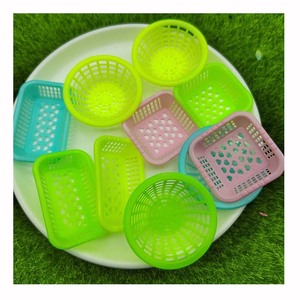100 Pezzi Mini Piatti in Resina Simulata, Cestini e Ciotole per Scrapbooking, Tazze da Caffè/Tè, Ornamenti per Casa delle Bambole, <span class=keywords><strong>Cucina</strong></span> e Supermercato - Product Image 3