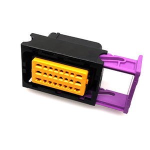 Conector de ECU Automotriz de 24 Pines, Enchufe y Conector Hembra y Macho de Plástico Negro para Uso en Automóviles - Product Image 2