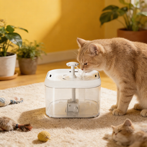 Neues Haustierprodukt 2026: Ultra-leiser Kabelgebundener Wasserpumpen-Trinkbrunnen für Katzen mit USB-Stromversorgung - Product Image 3