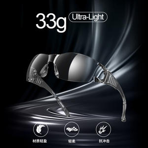 Gafas de seguridad láser Niceseem con montura transparente y 100% de transmitancia de luz para protección contra la radiación luminosa - Product Image 4