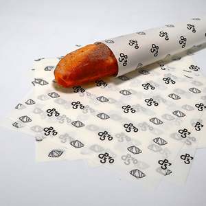 Emballage alimentaire, papier à sandwich, emballage personnalisé avec logo, papier de charcuterie, 12*12 pouces - Product Image 1