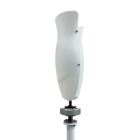 Éolienne verticale silencieuse 300W en forme de tulipe pour la maison, 12V, alimentation gratuite, en stock en Pologne