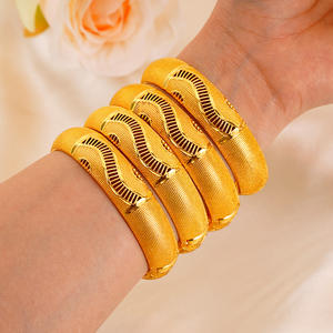 Brazalete Ajustable de Moda de Oriente Medio, Chapado en Oro de 24K, para Mujer, Venta al Por Mayor - Product Image 4