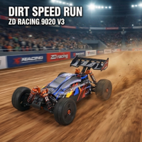 ZD Racing 9020 V3 Pirates 3 1/8 4WD Buggy Brushless RTR 120A 4274 2200KV 4S 480mm 6061 90kmh pour voiture RC tout-terrain