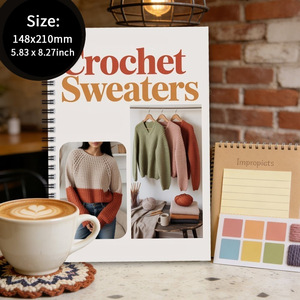 Carnet de tutoriel pour débutants en maîtrise du tricot <span class=keywords><strong>et</strong></span> du crochet anglais, pour la création de modèles de présentation de tenues, pour le marché transfrontalier - Product Image 5