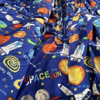 Tissus imprimés en gros pour enfants, motifs de dessins animés d'animaux, tissu imprimé en polyester, tissu imprimé pour linge de lit