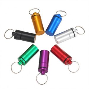Botellas Pequeñas de Aluminio Multicolores, Estuche para Pastillas de Viaje, Porta Pastillas Diario con Llavero Personalizado - Product Image 4