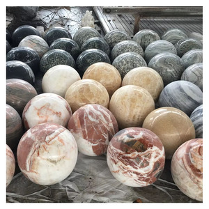 Fontana a Sfera <span class=keywords><strong>in</strong></span> Pietra per <span class=keywords><strong>Giardino</strong></span> Paesaggistico, Realizzata a Macchina con Perfetta Finitura - Product Image 1