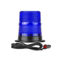 Nouveau produit populaire - Feu de signalisation clignotant magnétique à 80 LED bleues, lumière stroboscopique 12-24V