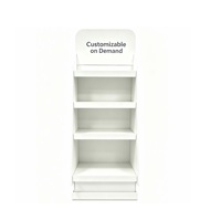 Présentoir de sol modulaire en carton ondulé écologique, multi-composants, librement combinable, recyclable, pour la présentation de marchandises au détail