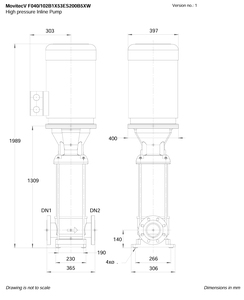 ปั๊ม KSB Movitec VF040/10/02 สามารถใช้แทน Grund Fos WILO Sylem Sulzer <span class=keywords><strong>Ebara</strong></span> DA B CNP สำหรับการชลประทาน การทำความสะอาด และการบำบัดน้ำ - Product Image 5