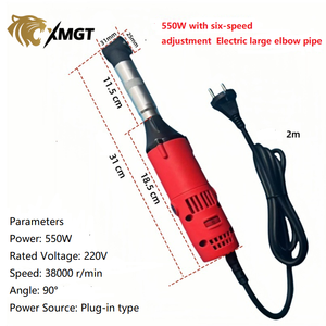 Ponceuse d'angle XMGT Handy à 90 degrés avec outil de meulage rotatif pour polissage abrasif, débavurage et gravure - Product Image 2