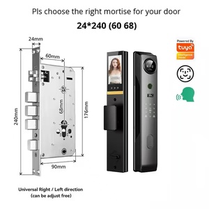 Cerradura Inteligente Automática con <span class=keywords><strong>Precio</strong></span> de Fabricante, Cámara con Mirilla Wifi, Reconocimiento Facial 3D, Huella Dactilar Biométrica, Cerradura Digital - Product Image 6
