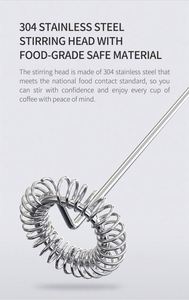 Espumador de Leche Eléctrico Inalámbrico 3 en 1, Potente, con Calentador y Batidor, de Aluminio, Portátil, con Logotipo, Marca Mnanofoamer - Product Image 6