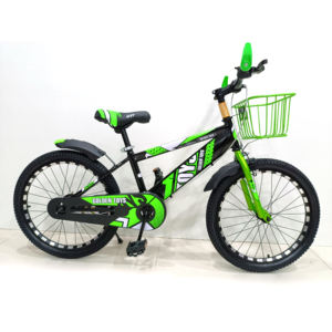 Venta caliente <span class=keywords><strong>2023</strong></span> 20 pulgadas marco de acero Pedal ordinario niños bicicleta con ruedas de entrenamiento para niños de 3-6 años - Product Image 1
