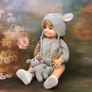 <span class=keywords><strong>Muñeca</strong></span> Matryoshka Sonriente Reborn, Juguete de PVC Plástico, Modelo Realista, Resistente al Agua, Juguete de Baño, Regalo Perfecto para Niñas - Product Image 4