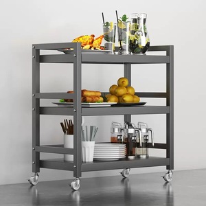 SIMPLY High Quality Modern Kitchen Mobile <b>Storage</b> Racks Sustainable Prep Cart Multi-layer <b>Storage</b> <b>Cabinets</b> Customizable Hotel - Product Image 2
