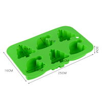 Moule à gâteau en silicone de Noël, qualité alimentaire, pour cuisson, résine, fondant, pudding, en forme d'arbre de Noël