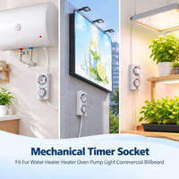 Minuteur de coupure automatique 24 heures, prise AC220-250V 4000W, cadran mécanique pour la programmation des appareils électroménagers