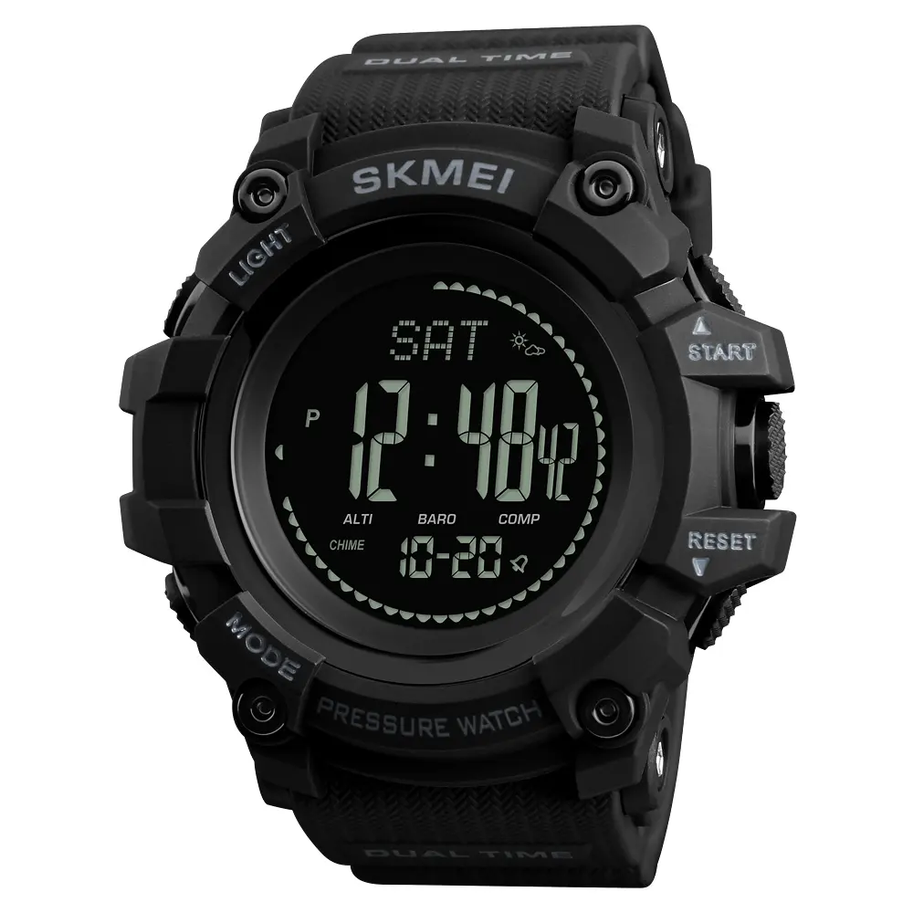 SKMEI 1358 Men's Sport Digital Watch Hours Running Men Altimeter Barometer Compass Waterproof 50m Watches