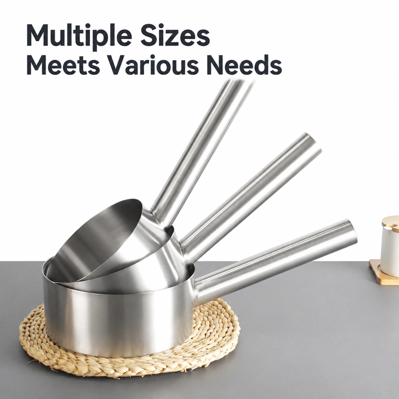 Vegetables Deep Color BAIFU 304 Stainless Steel Deep Bowl Water Ladle Vegetable Washing ...