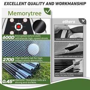 Red de Práctica de Golf al Aire Libre de 10x7 Pies con Alfombrilla Todo en Uno para Práctica de Driving, Chipping y Swing en el Patio Trasero con Diana de Arquería, Pelotas y Bolsa - Product Image 3