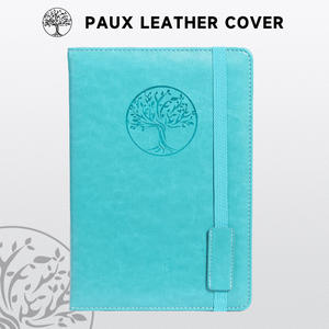 Logo Embossed Custom PU Leather Thick A5 Grid Loose-Leaf Printed Travel Journal Notebook with <b>Elastic</b> Closure Band Gift - Product Image 6