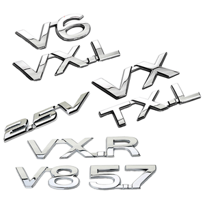 Accesorios para automóviles 2,5 V V6 V8 VX VXR TXL VXL Emblema Logotipo <span class=keywords><strong>de</strong></span> lujo para pegatina <span class=keywords><strong>de</strong></span> tapa <span class=keywords><strong>de</strong></span> maletero - Product Image 1
