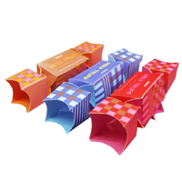 Pochettes personnalisées en papier d'art pour crackers de Noël, pelliculage doux au toucher, découpe précise, matériaux recyclés, emballage alimentaire