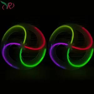 Groothandel Bulk Populaire Promotionele Buigbare Fluorescent Glow Stick Gloeiende Toverstaf Led Knippert Fee Stok Glow Stick Custom