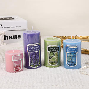 Coffret de 3 bougies cylindriques parfumées en cire de soja, sans fumée, <span class=keywords><strong>pour</strong></span> la maison, idéal <span class=keywords><strong>pour</strong></span> Noël, vente en gros, choix cadeau <span class=keywords><strong>pour</strong></span> amis - Product Image 4