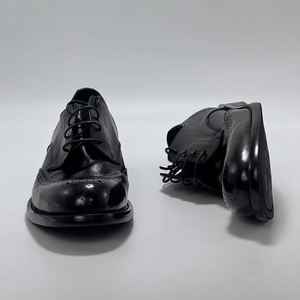 Retro Design Genuine Leather Goodyear Welt Lace-up Men's <b>Shoes</b> Genuine Leather Soles British Style Business <b>Height</b> <b>Increasing</b> - Product Image 2