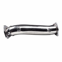 54.ODM/OEM Downpipe d'échappement turbo argenté personnalisable haute performance pour AUDI A4/VW PASSAT 1.8T 1997-2005