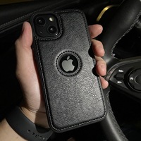Étui de téléphone en cuir PU de couleur unie pour iPhone 18 17 16 Pro Max 7 8 6 Plus 11Pro Max 11, coque arrière souple et fine
