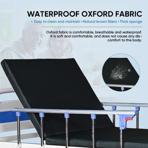 Single Function Manual Medical Bed Iron Headboard Aluminum Alloy Guardrail For Hospital <strong>Clinic</strong> Use Customizable Infusion Stand - Product Image 3