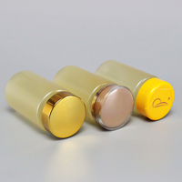 Conteneur de pilules en plastique jaune personnalisé par le fabricant, 120 ml, pour médicaments, vitamines, capsules, compléments alimentaires, bouteille en PET plastique