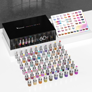 VENALISA <span class=keywords><strong>UV</strong></span> <span class=keywords><strong>Esmalte</strong></span> de Uñas en Gel con Purpurina Efecto Ojo de Gato, Set de 60 Colores de 10ml, Kit DIY, Sin HEMA, Sin TPO, No Tóxico, Con Exhibidor - Product Image 3