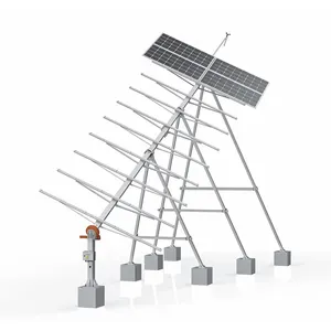 sun tracking sensor controller system 0.5kw~100kw tilt single axis solar tracker