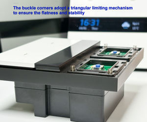 Interrupteur mural intelligent Tuya 4 voies, contrôle de scène de lumière électrique, compatible Alexa, contrôle vocal et via application, prise UK M8 Pro - Product Image 4