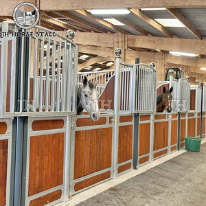 تصميم فريد ممتاز من خشب الخيزران صندوق مستقر للحصان كشك الحصان ألواح تقسيم ثابتة - Product Image 4