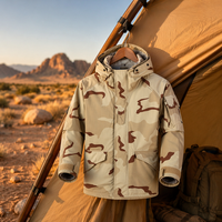 Veste de terrain Desert ECWCS coupe-vent M65 respirante en tissu Rip-Stop 100% coton ACU BDU Casual OEM