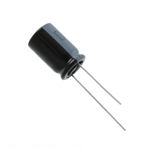 ตัวเก็บประจุแบบ Through Hole รุ่น 25ZLS680MEFC10X16 ยี่ห้อ Manufacturer Channel ความจุ 680uF 20% แรงดัน 25V แบบ Radial TH 680uF - Product Image 1