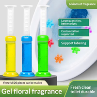 Nettoyant WC sept couleurs parfumé, élimination puissante des odeurs, pack économique