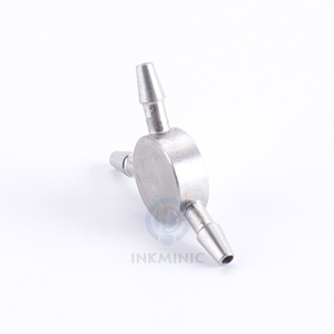 LB000001 Raccord en T métallique de type L 3MM, connecteur à trois voies pour imprimante jet d'encre industrielle, raccord de tuyauterie - Product Image 3