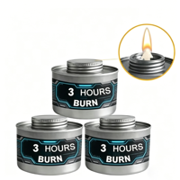 Offre Spéciale – Bâtonnets de combustible à mèche unique pour chauffe-plats, avec logo personnalisé, flamme stable 3H, pour la restauration et les buffets