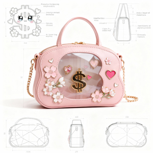 Épingles d'anime personnalisées affichage école <span class=keywords><strong>Cosplay</strong></span> Faux cuir végétalien multi-usages Ita sac à dos - Product Image 3