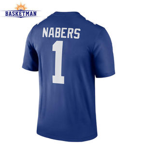 Jersey olahraga tim sekolah tinggi kustom grosir poliester sejuk kemeja/atasan uniseks cetak Amerika dengan lengan pendek - Product Image 5