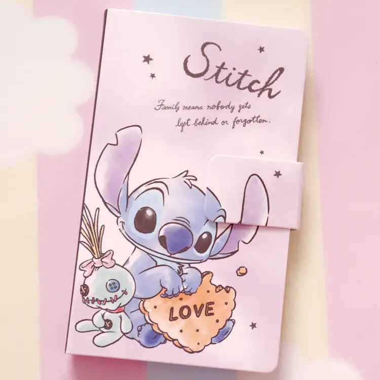 Nieuwe Stitch Cartoon Leuke Magneet Flip Notebook Stitch Student Briefpapier Gift